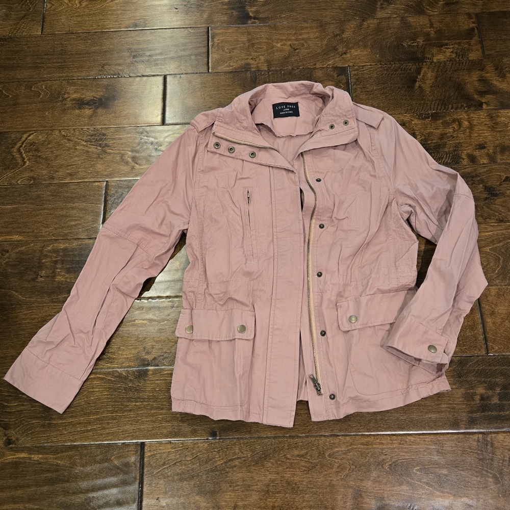 NWOT Love Tree Jacket Mauve Size L